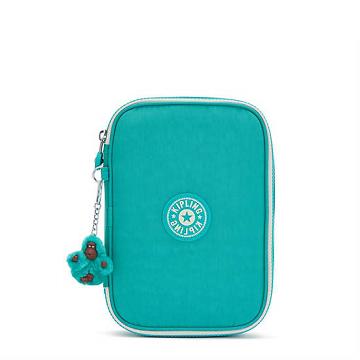 Kipling 100 Pens Fashion Case Bags Turquoise Sea | AU 1881GS